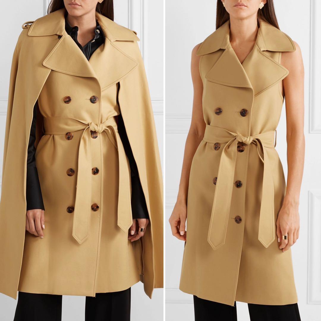 【KHAITE】\"Donna\" cape-effect trench coat