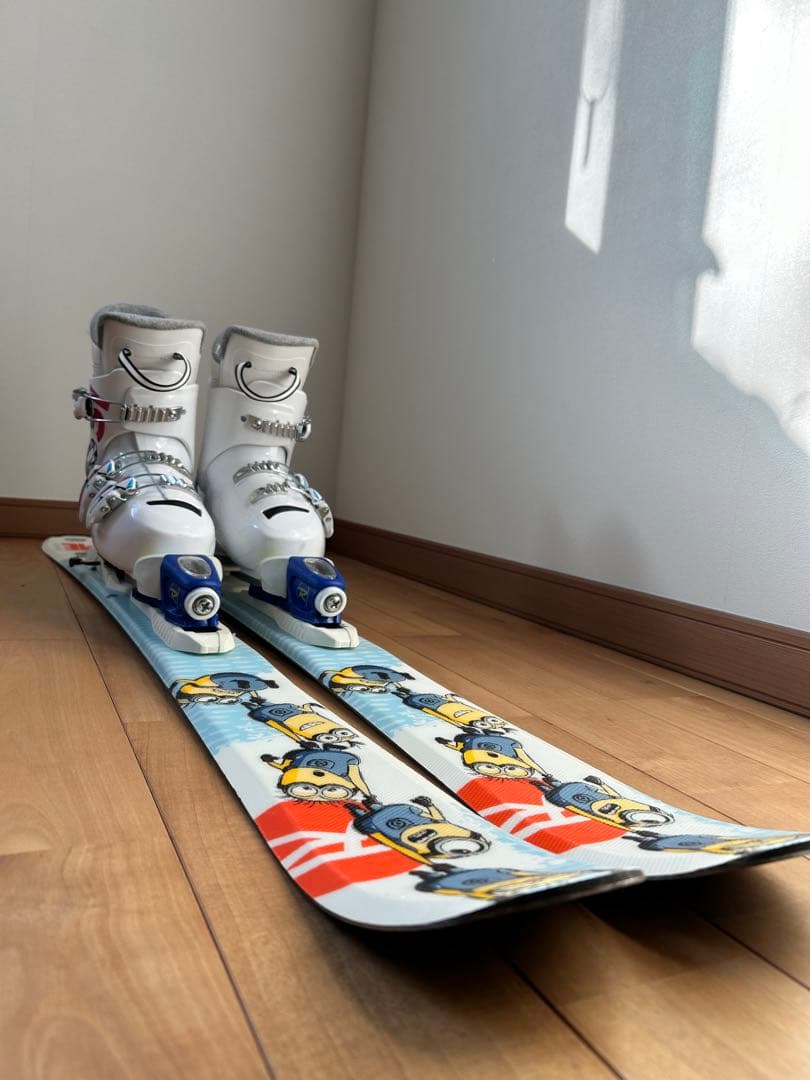 ROSSIGNOL 116 ミニオンスキー板、靴 21.5cm セット