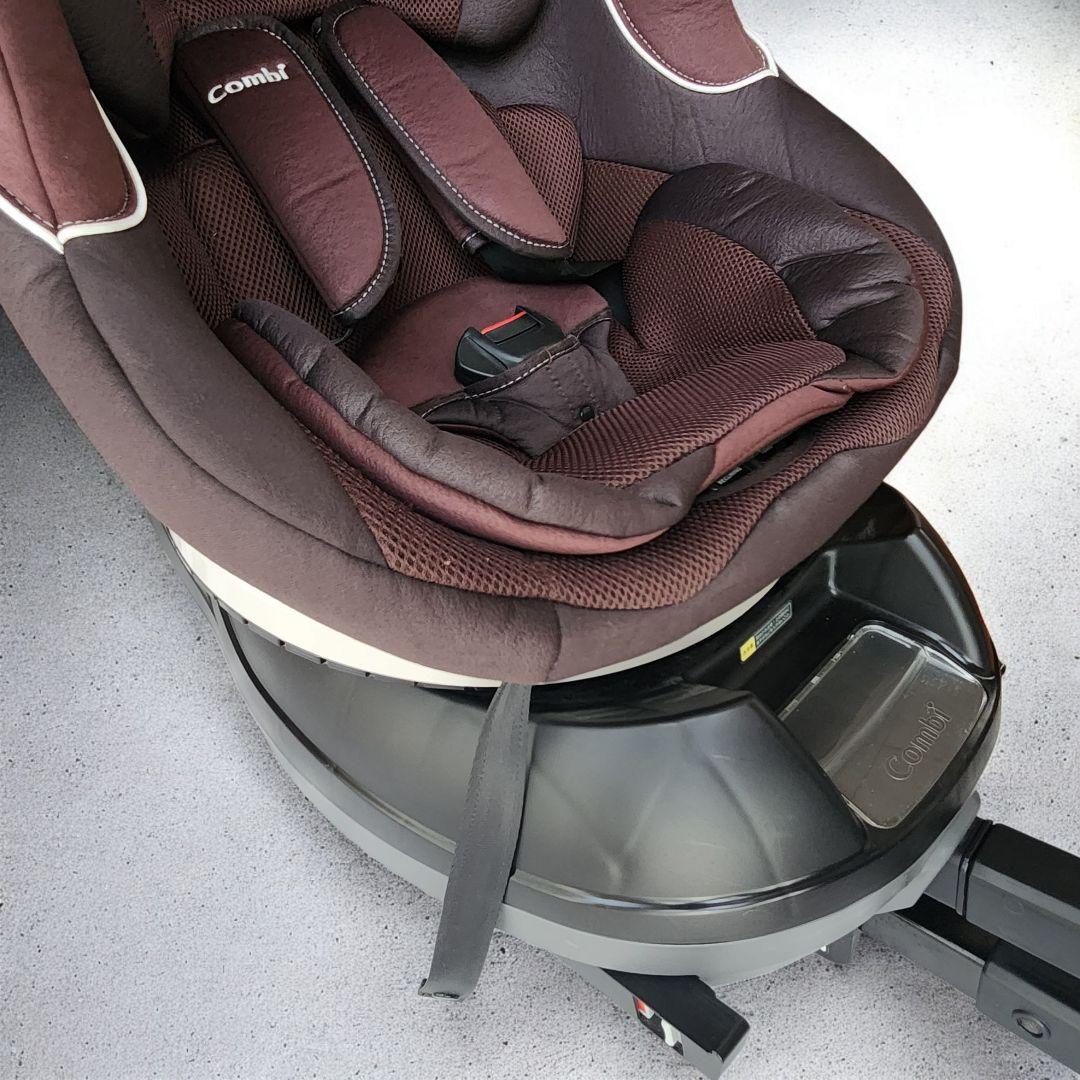 美品】コンビ ネルーム ライト ISOFIX ブラウン クリーニング済