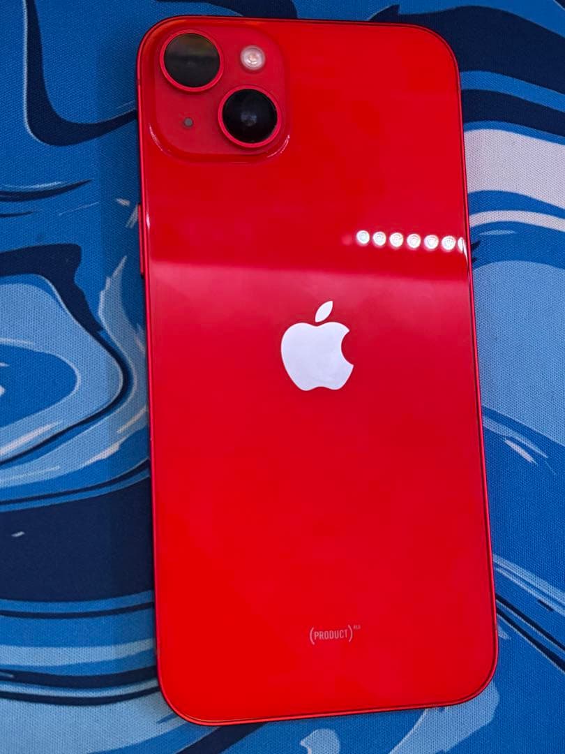 美品】iPhone14 plus 赤 128G SIMフリー 17 Pro - メルカリ
