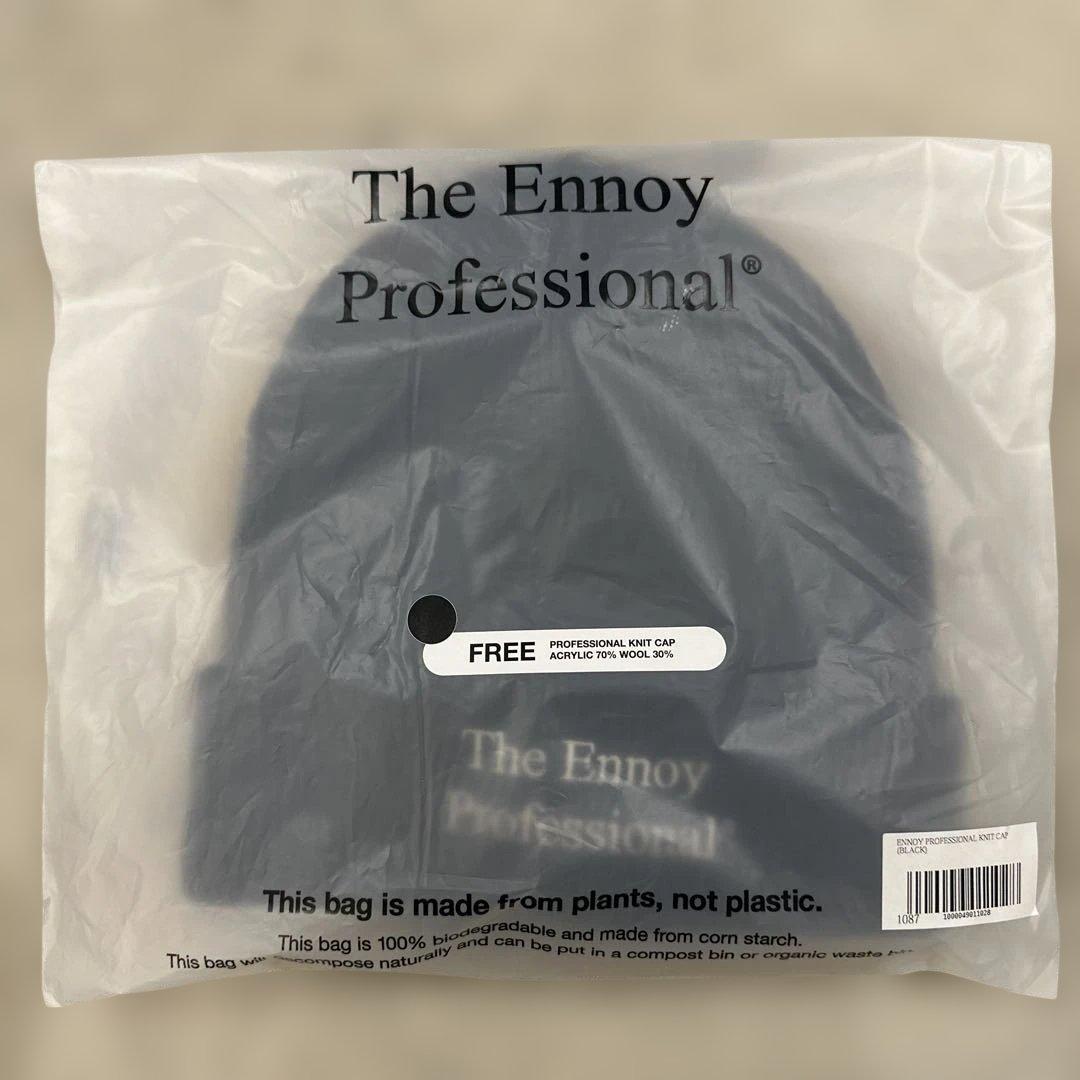 ENNOY PROFESSIONAL ニットキャップ (BLACK)エンノイ - メルカリ
