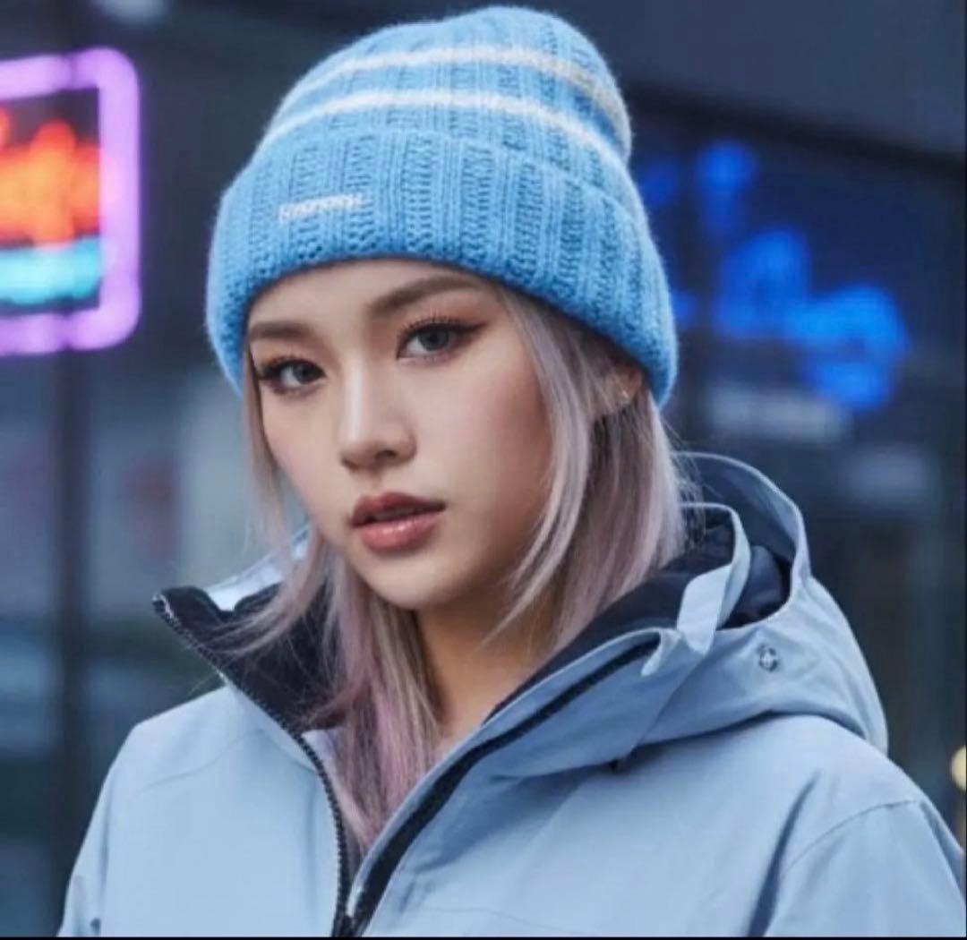 Supreme ストライプニット帽 - メルカリ