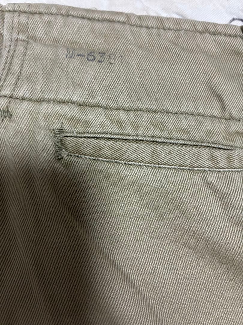 ヴ*き様 40s US.ARMY アーミーチノ M-45 PWステッチ ヴィンテ - メルカリ