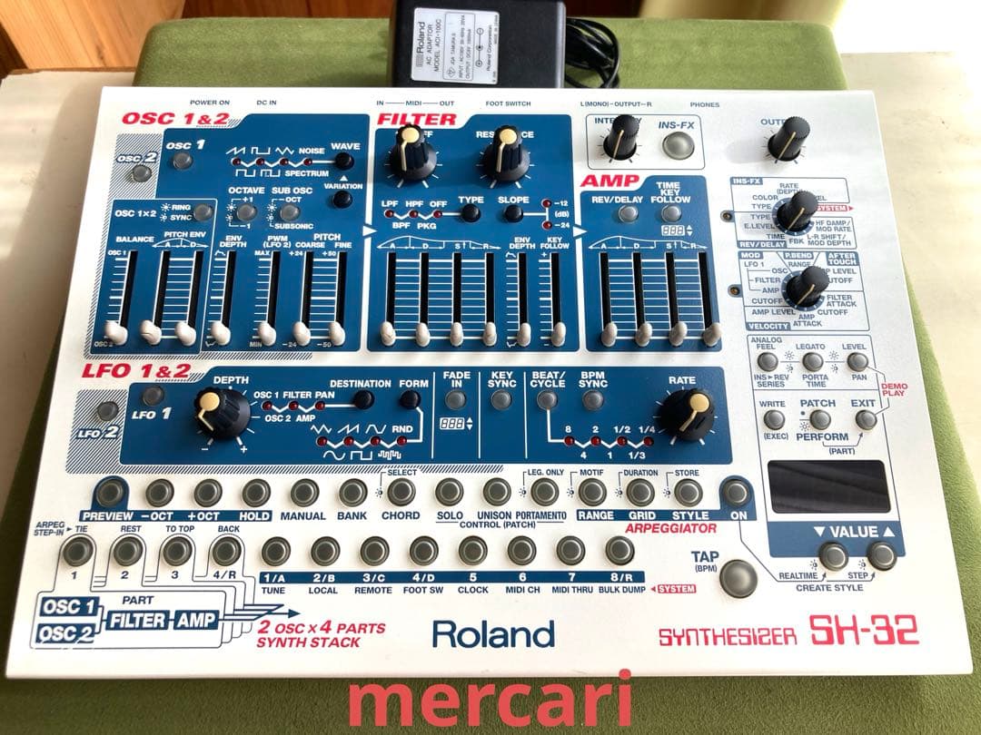 Roland SH-32 ヴァーチャルアナログシンセサイザー 希少 美品 Roland SH-32 Vintage Modular Synthesizer for sale online | eBay