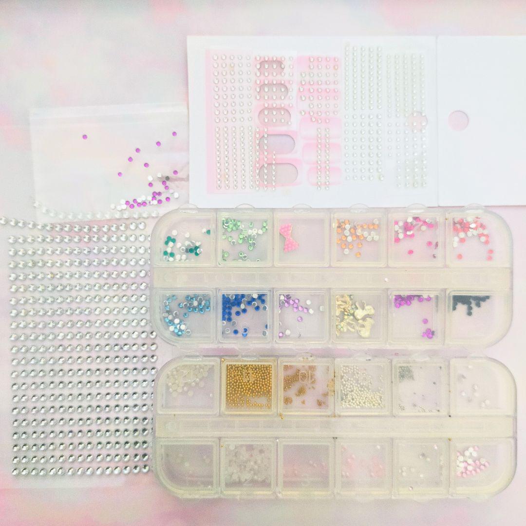 ネイルパーツ ラインストーン デコパーツ まとめ売り ジェルネイル