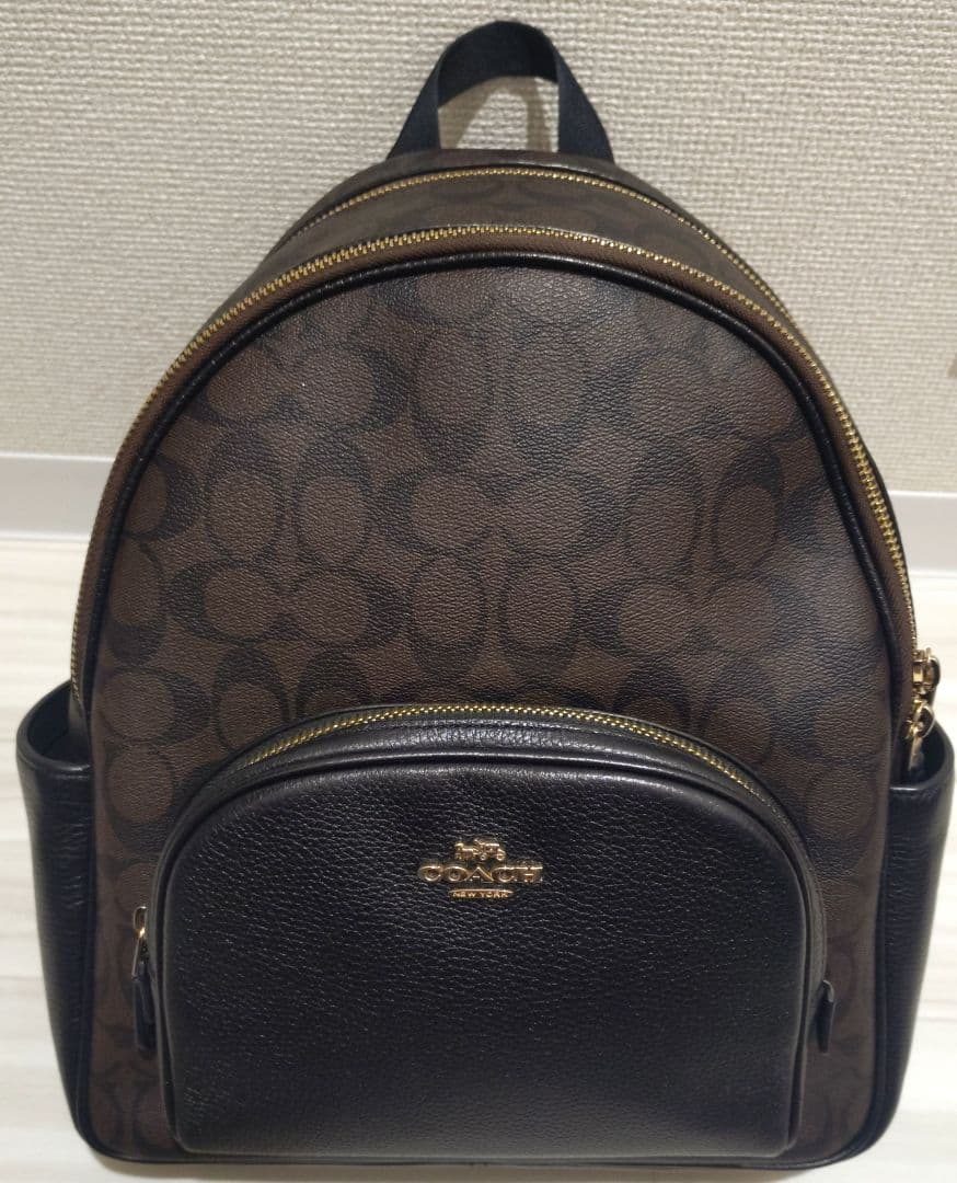 COACH リュック バックパック シグネチャー ブラウン・ブラック COACH（コーチ） 《クーポン配布中》コーチ リュックサック