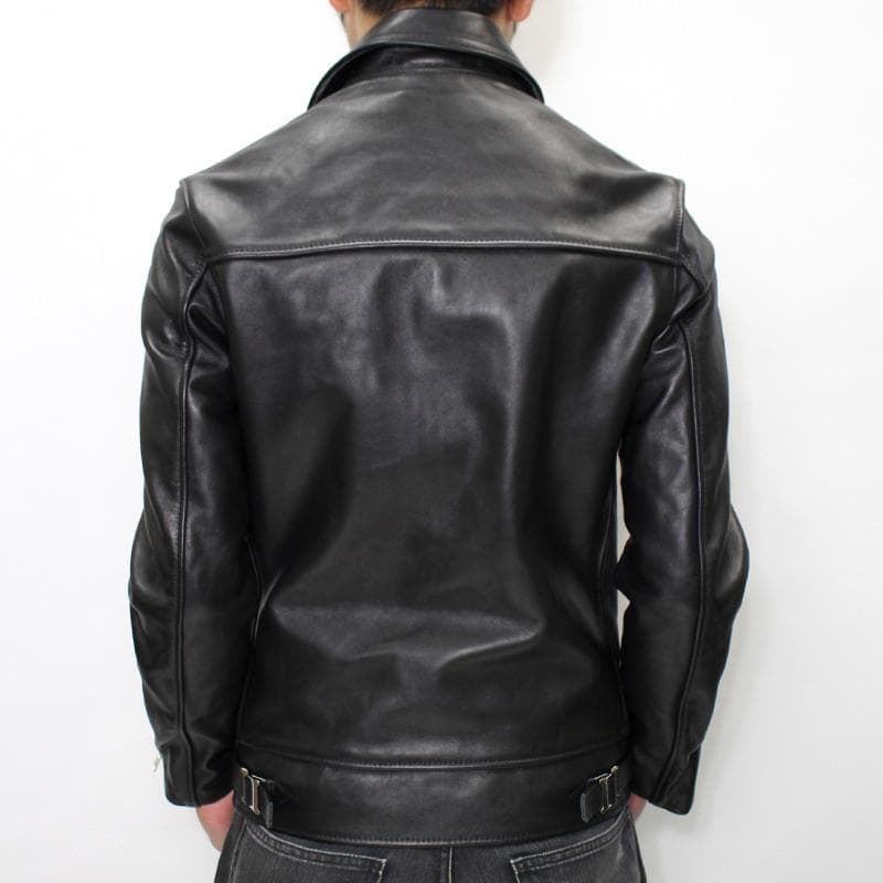 美品☆666シングルライダース34黒ブラックステアハイドSサイズ - メルカリ