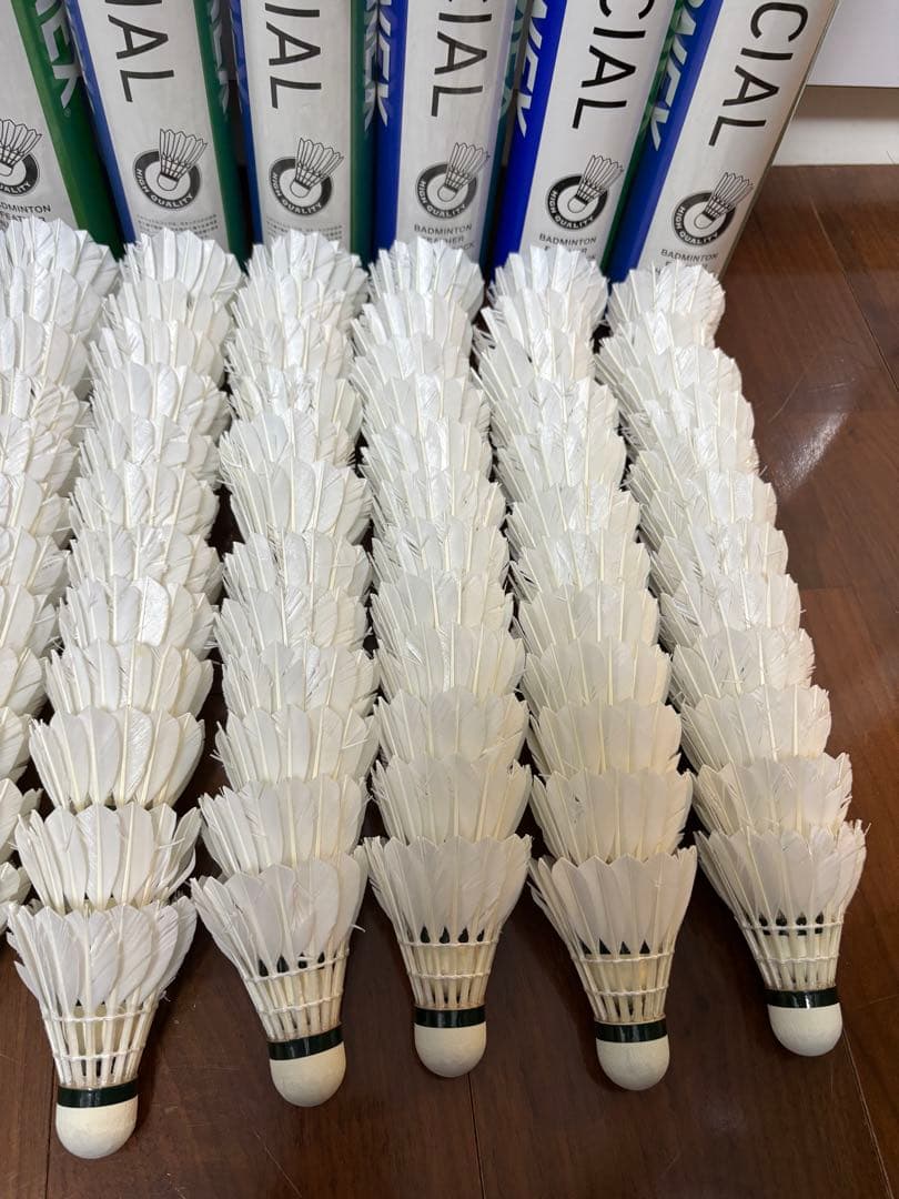 高品質】中古バドミントンシャトル120球版