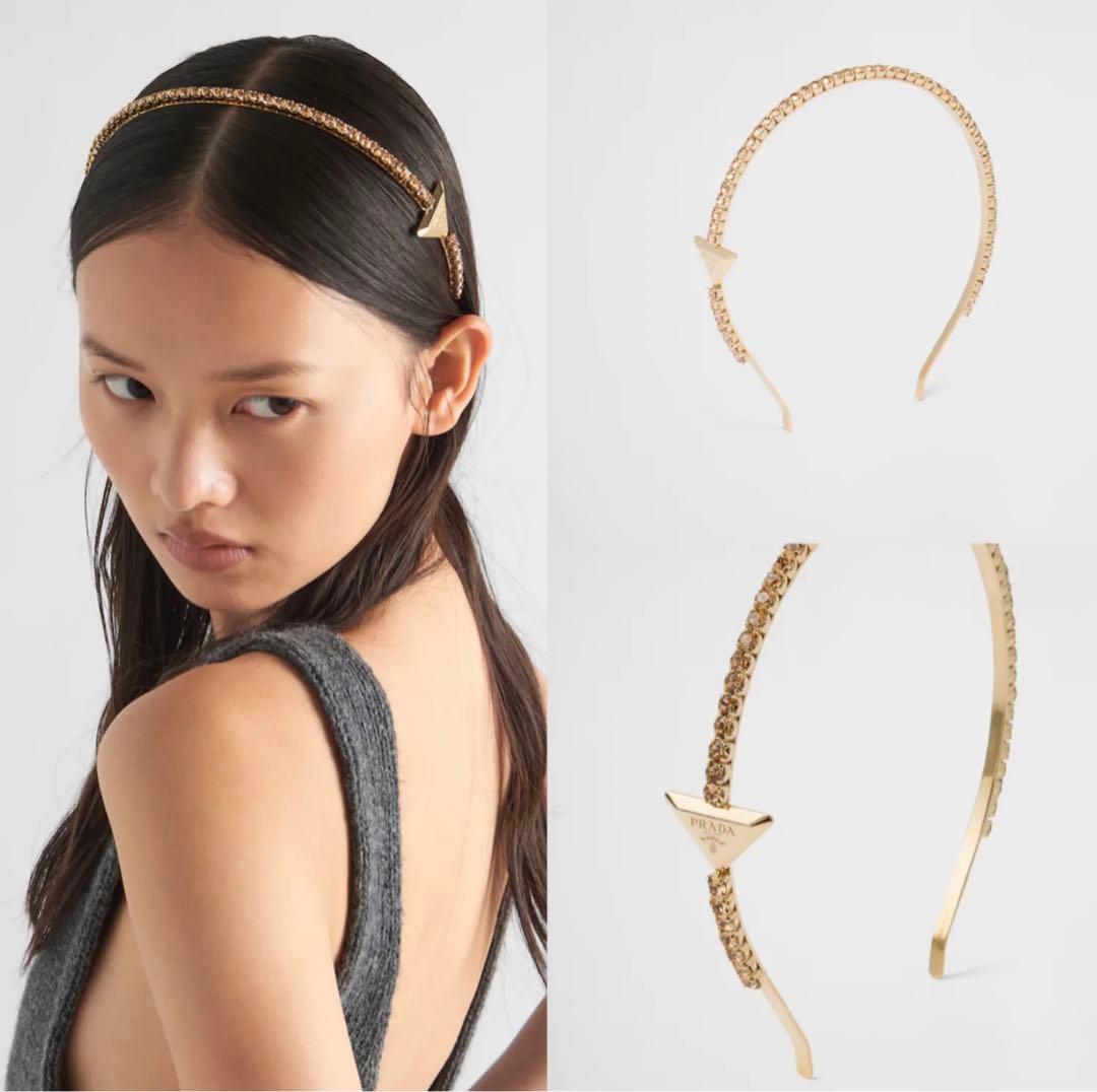 PRADA カチューシャ ゴールド 新品未使用 - メルカリ