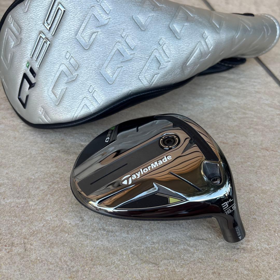 美品 テーラーメイド Qi35フェアウェイウッド 3HL ヘッドのみ 16.5