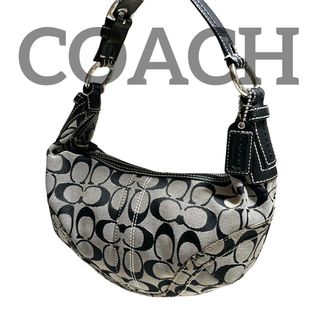 COACH　Shoulder Bag Halfmoon Canvas Hobo COACH Mira Shoulder Half Moon Bag – Vinee Bag