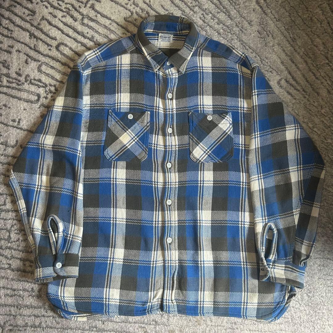 special 50s 60s BRENT ネルシャツ マチ付き 好配色 XL - メルカリ