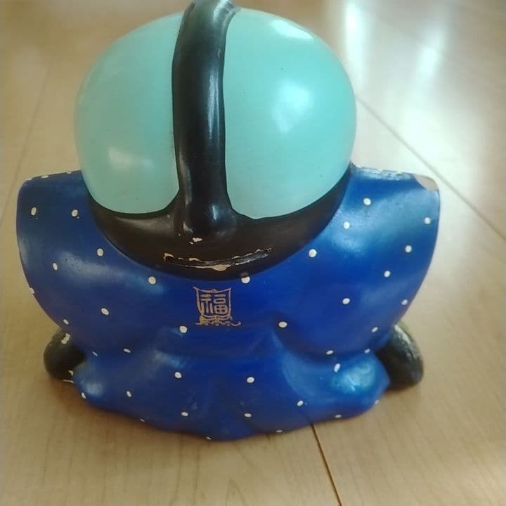 昭和レトロ 福助人形 骨董品 貯金箱 置物 - メルカリ