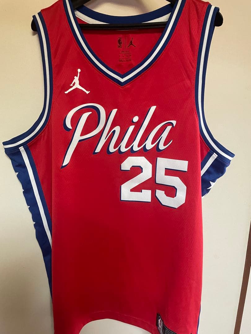 Jordan 76ers Simmons ユニフォーム XL Philadelphia 76ers Ben Simmons Baby Replica Statement Red