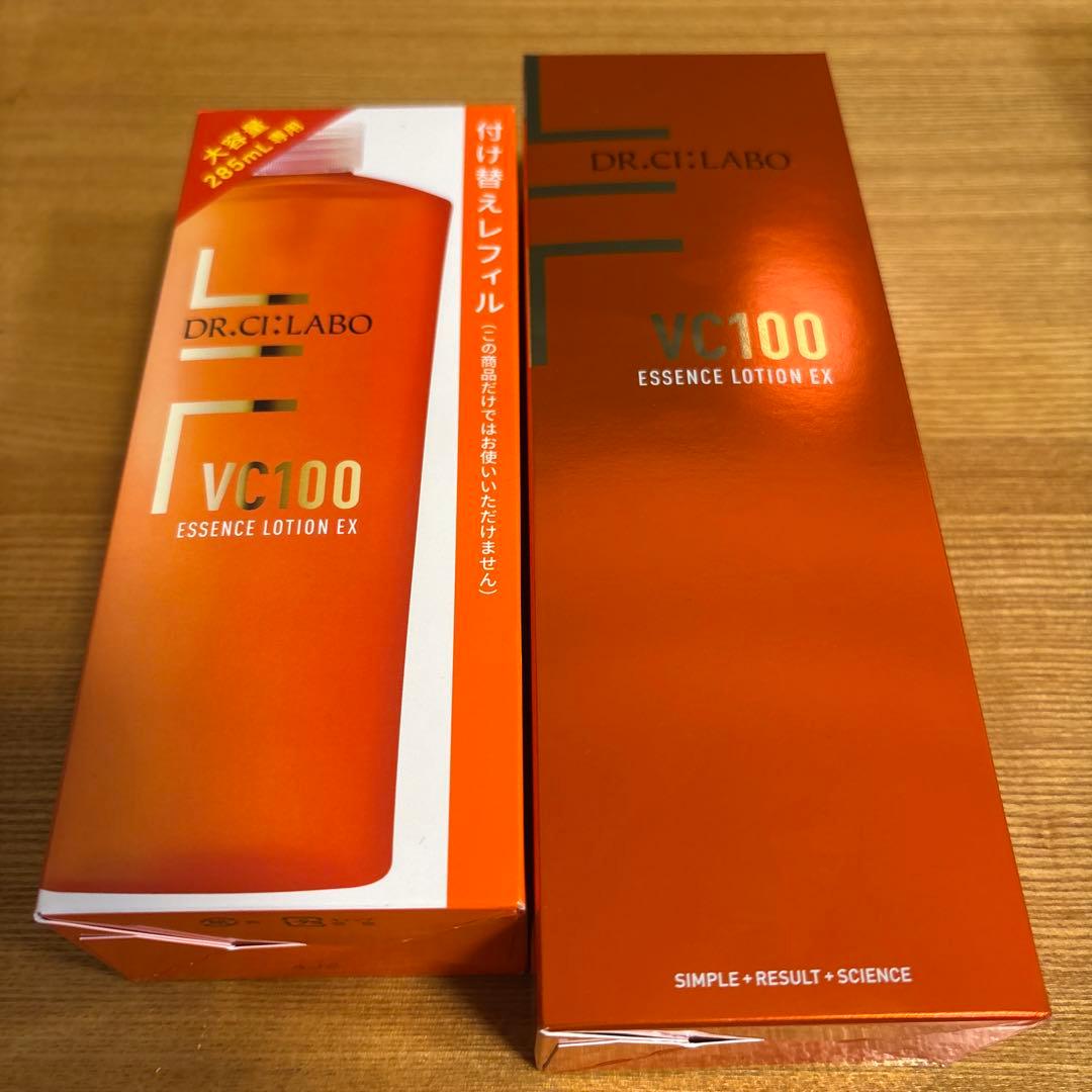 DR.CI:Labo VC100 エッセンスローション EX 285ml 2本 VC100エッセンスローションEX 285mL（ポンプタイプ) ドクターシーラボ