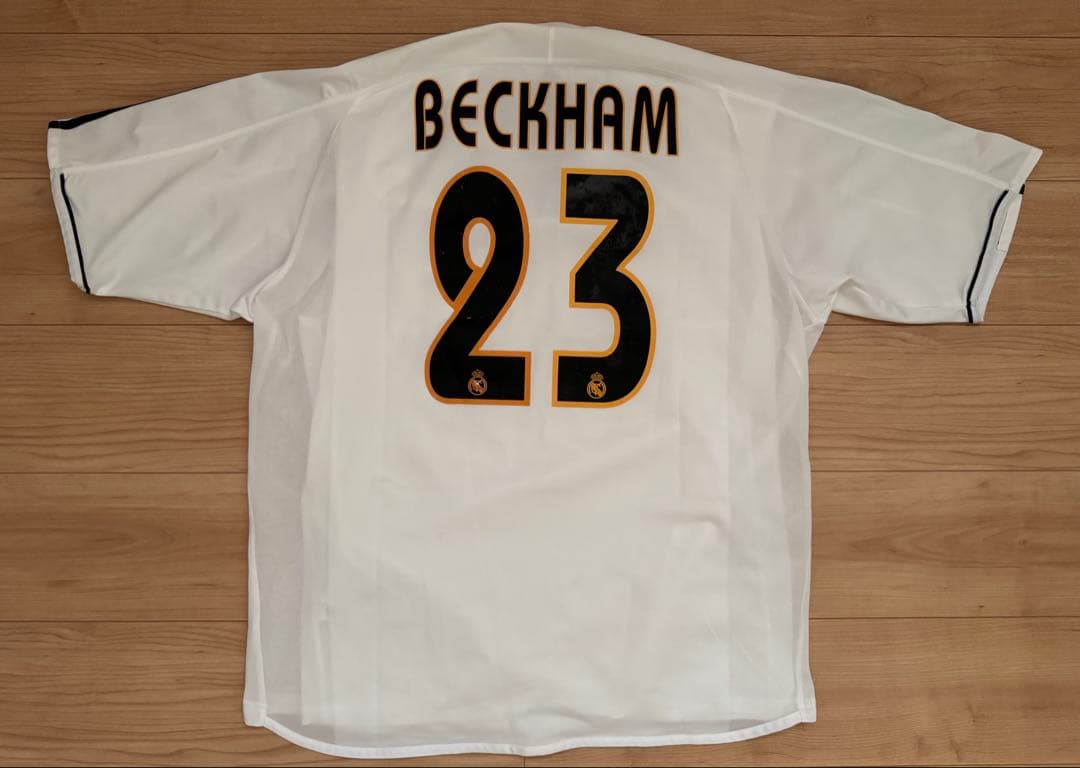 アディダス レアルマドリード 03/04 ユニフォーム ナンバー23 ベッカム adidas レアルマドリード 03/04 ユニフォーム ホーム 半袖 #23