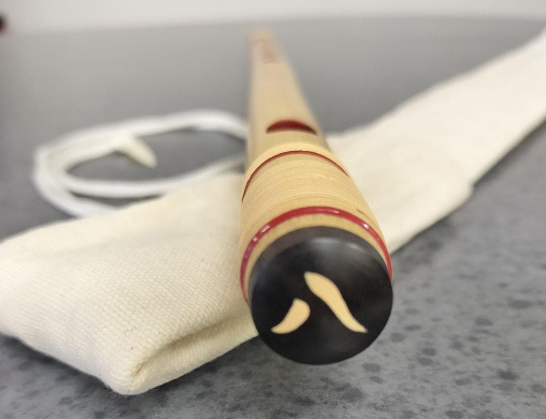 中古】篠笛 東雲 ドレミ調 7穴 8本調子 籐両巻 - メルカリ