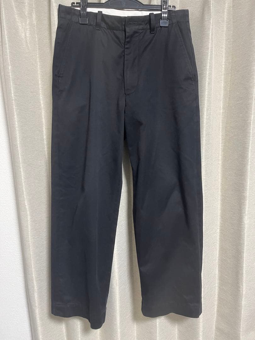 UNIVERSAL PRODUCTS ノータックチノ　サイズ2黒 UNIVERSAL PRODUCTS (ユニバーサルプロダクツ)｜ノータック チノ