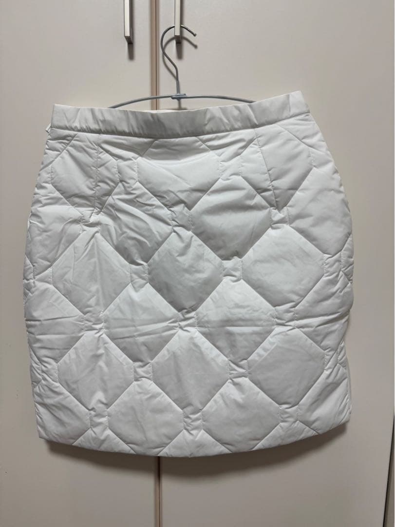 リンドバーグ ホワイト キルティングジャケット&スカート 上M下S