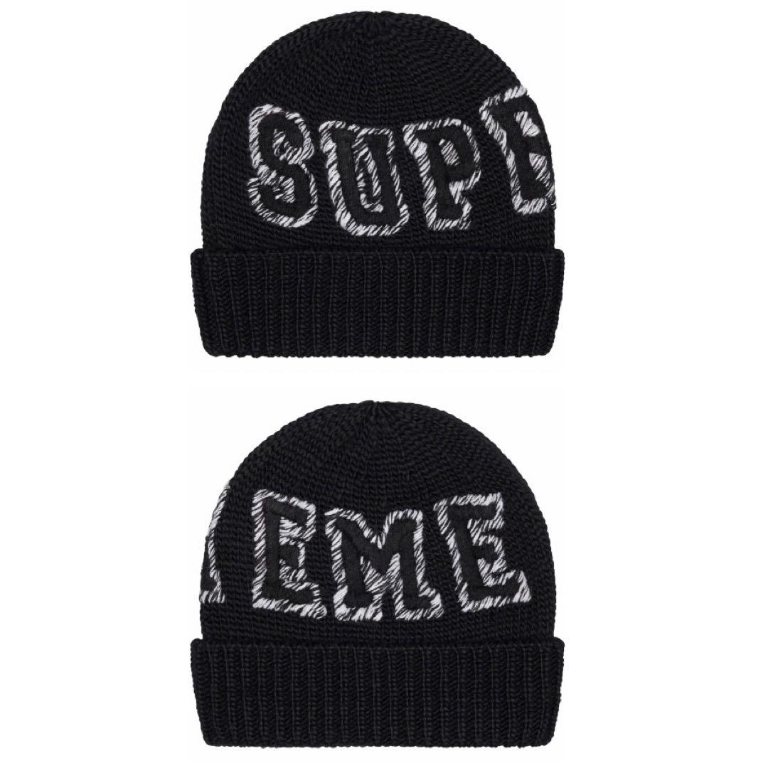 Supreme シュプリーム23fw twist beanieビーニーブラック - メルカリ