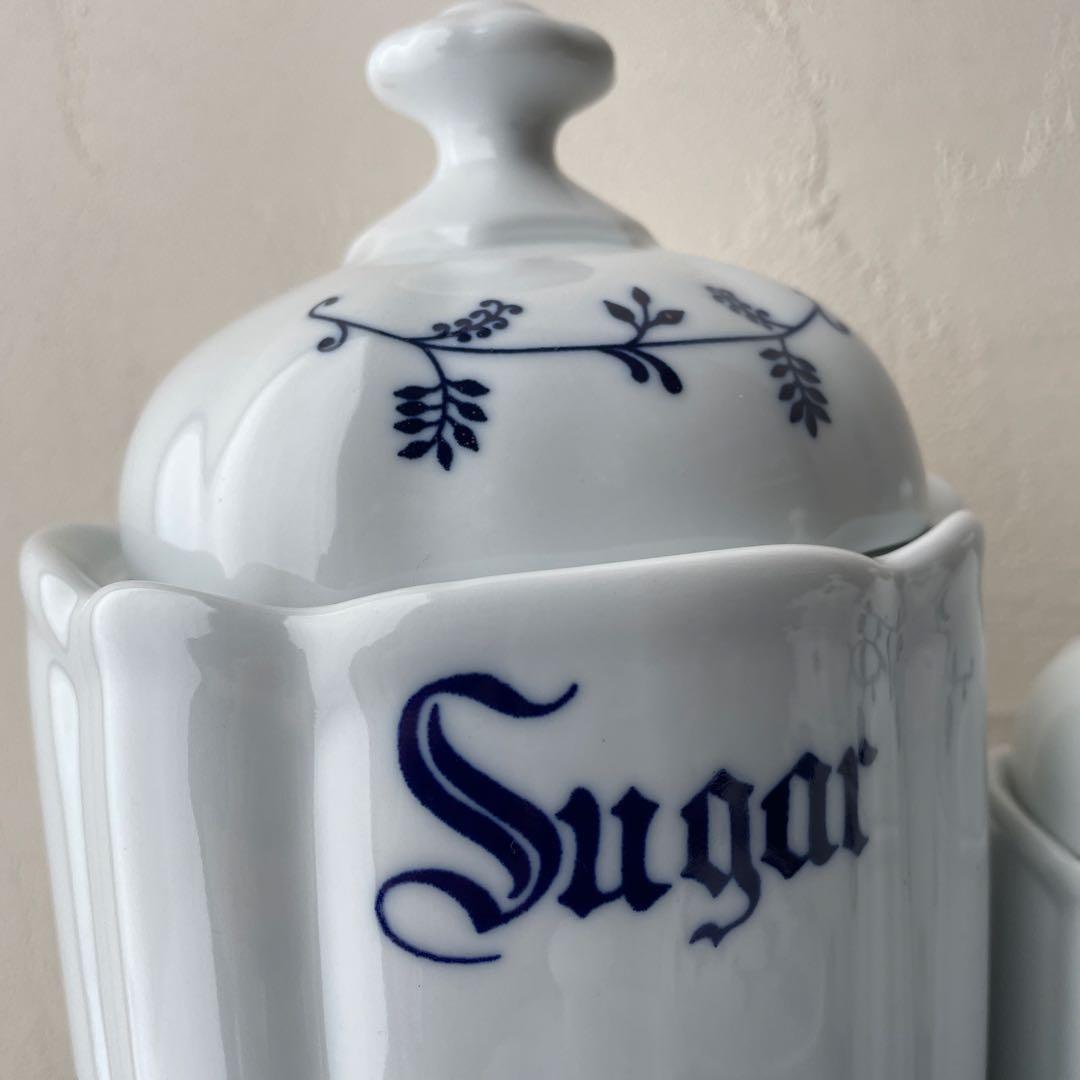 ルーマニア APULUM社 キャニスター 砂糖 コーヒー 紅茶 塩胡椒 陶器