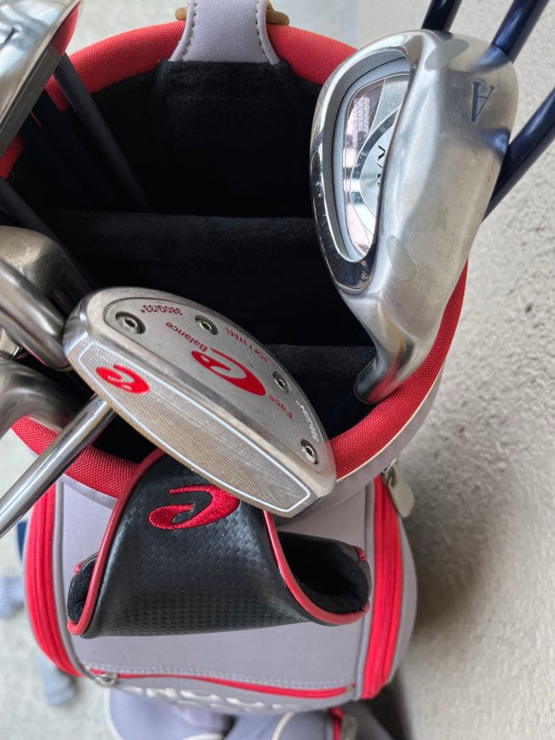 レディース！豪華XXIO等女性用ゴルフセット+稀少スヌーピキャディ