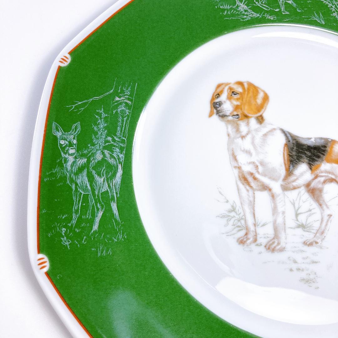 エルメス Herms 八角 プレート ビーグル 25cm |3752| - メルカリ