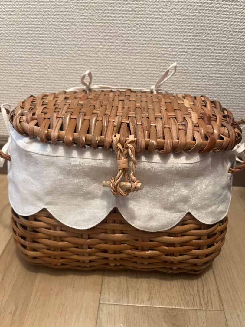 最最終値下げ　 カトリーヌドゥヌアルラタンバスケット カトリーヌ ドゥヌアル ラタン バスケット