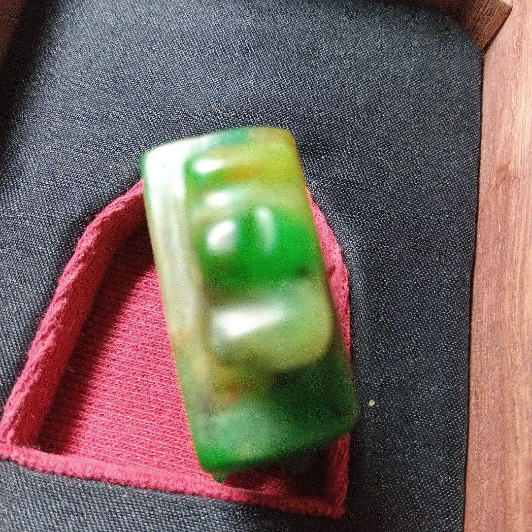 古墳時代 骨董 歴史史料 勾玉 極上翡翠琴柱形石製品