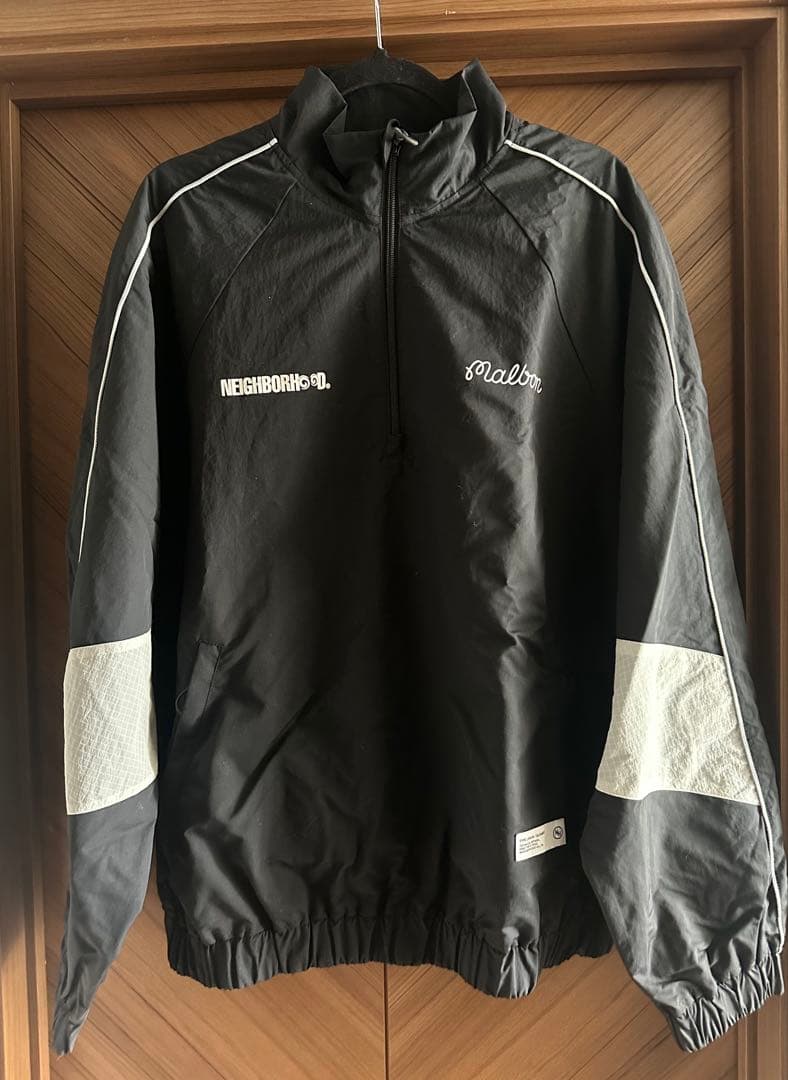 NH MALBON GOLF QUATER ZIP JACKET L