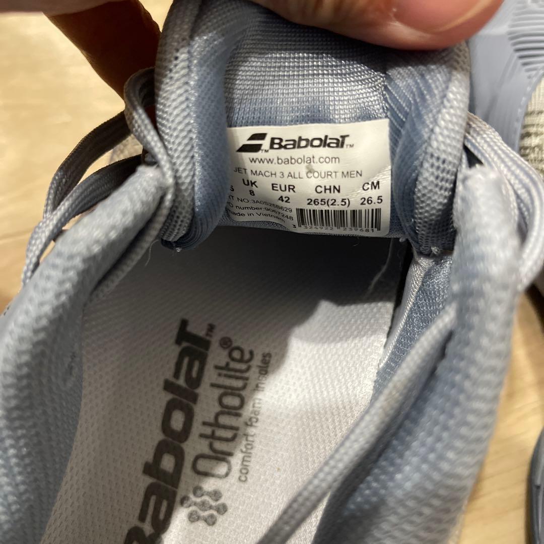 シューズ(男性用) Babolat JET MATCH 3 ALL COURT 26.5cm