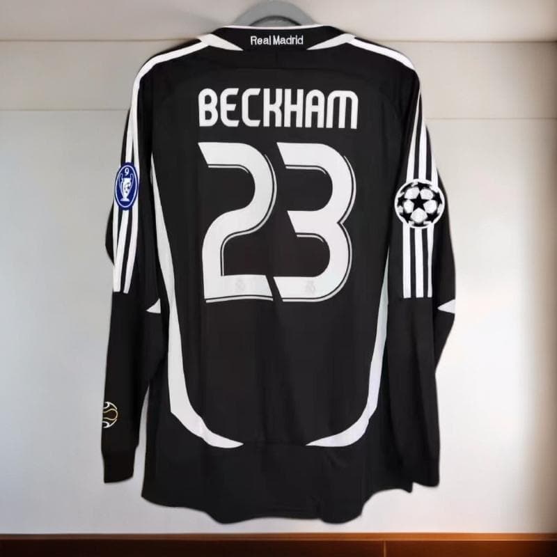 06-07 レアル・マドリード 23番 長袖 シャツBECKHAM ベッカム 06-07 レアル・マドリード 23番 長袖 シャツBECKHAM ベッカム 06-07