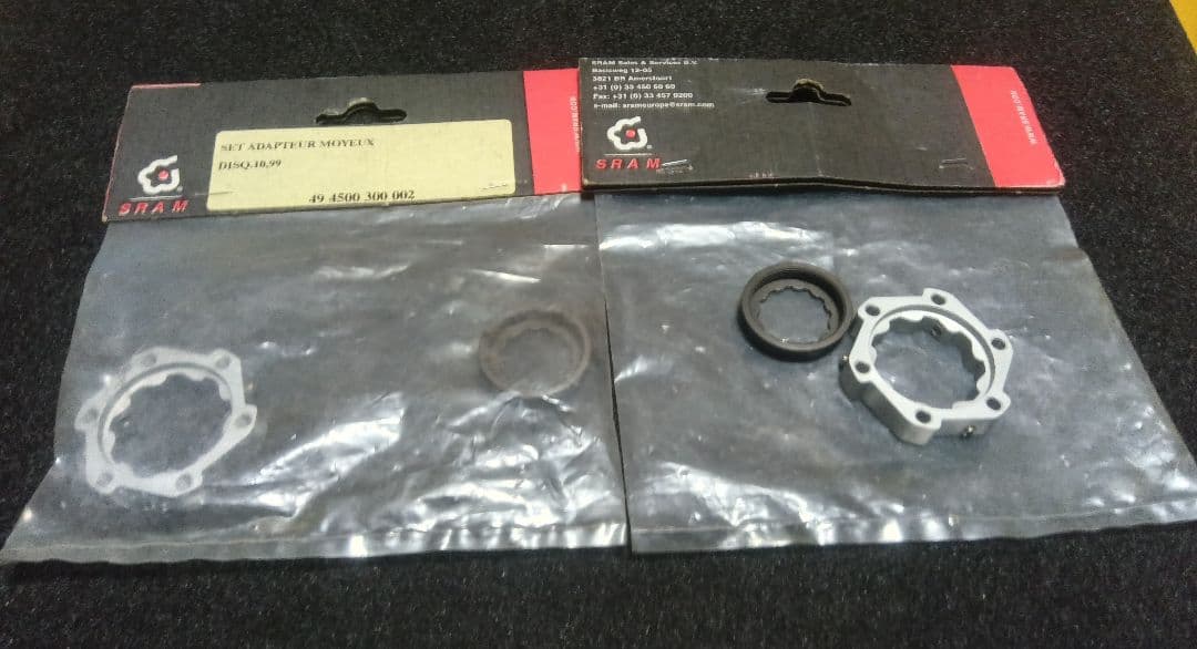 SRAM ディスクブレーキ アダプター前後セット 新品