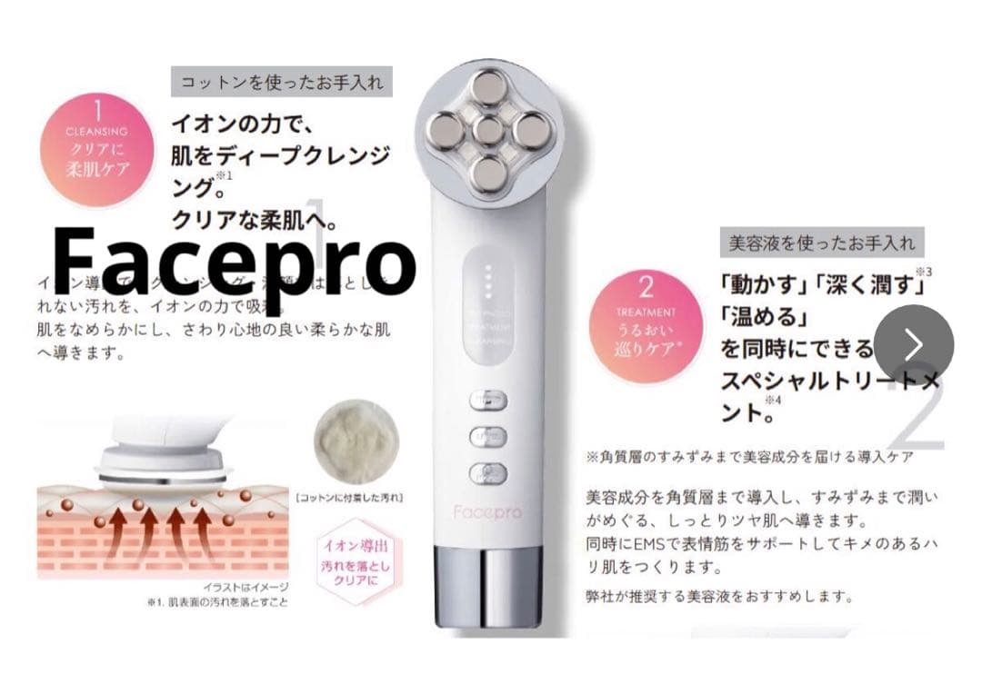 Facepro スキンケアデバイス　LEDエステ　クレンジング フェイスプロとは | Facepro (フェイスプロ) | 無添加追求～株式会社