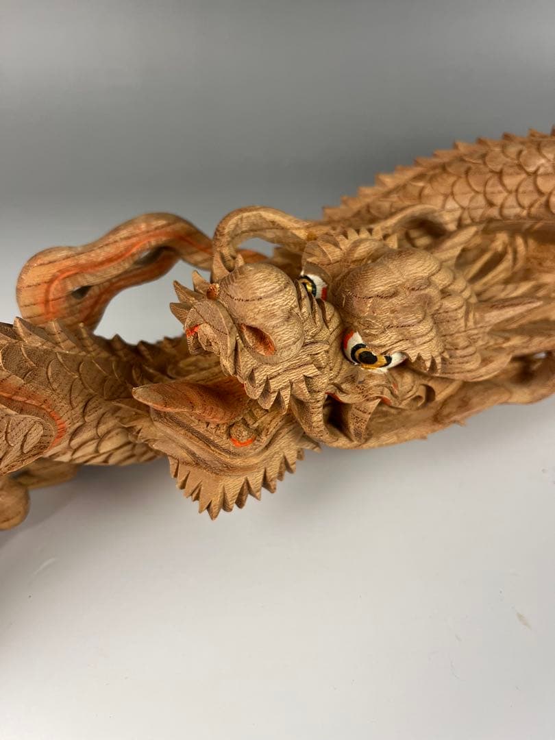 カズシ【 木彫 龍 】鉦支持棒　摺り鉦 当たり鉦 二丁鉦 だんじり カズシ様専用【 木彫 龍 】鉦支持棒 摺り鉦 当たり鉦 二丁鉦 だんじり