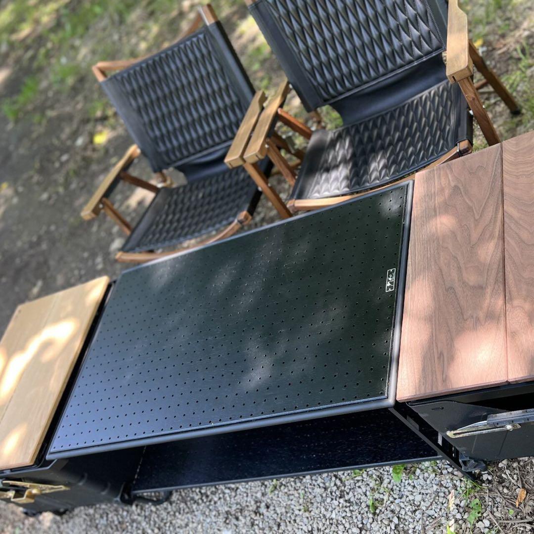 《新品未使用》H&O SC ブリッジテーブル 50 ブラック シェルコン