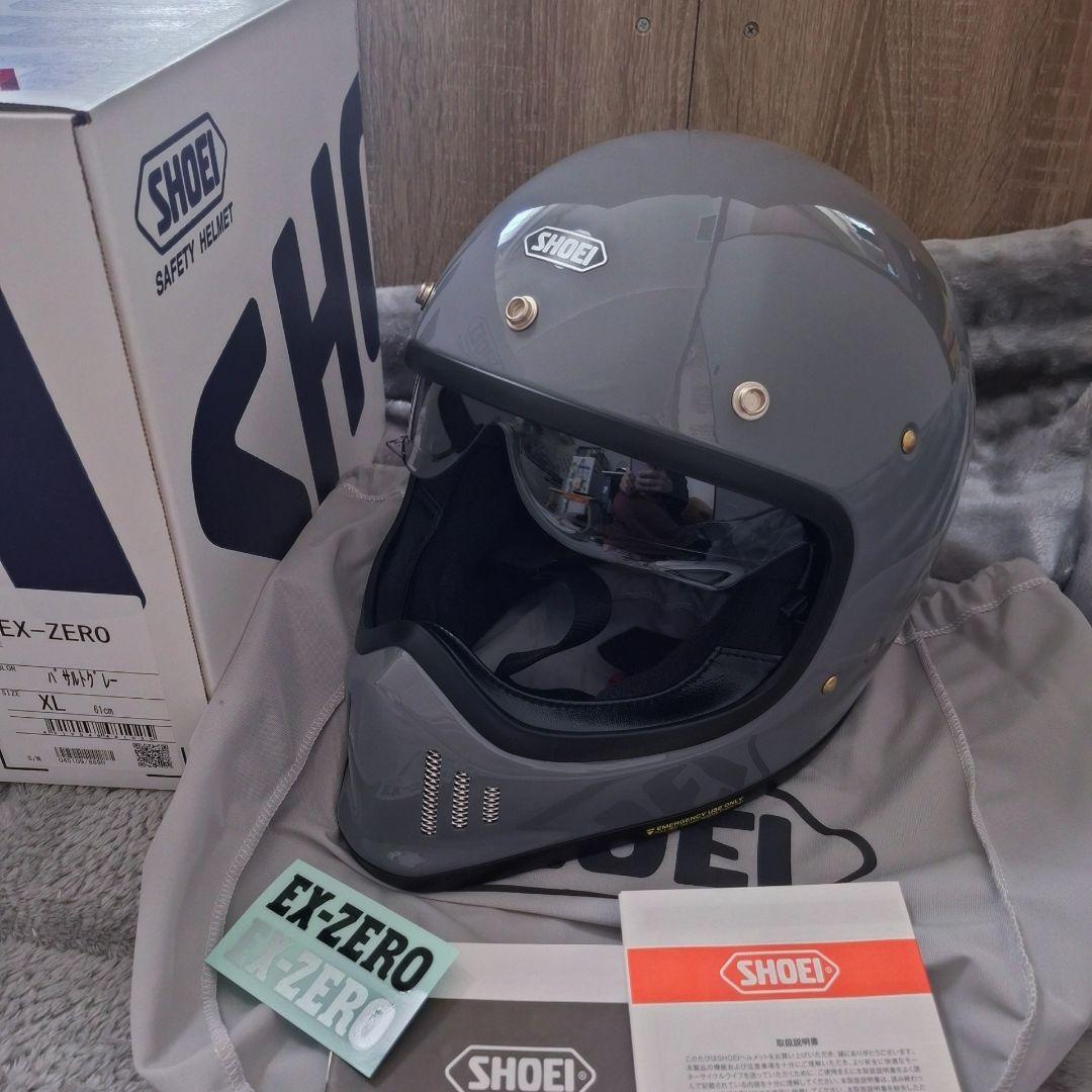 ☆ SHOEI ☆ EX-ZERO バサルトグレー XL - メルカリ