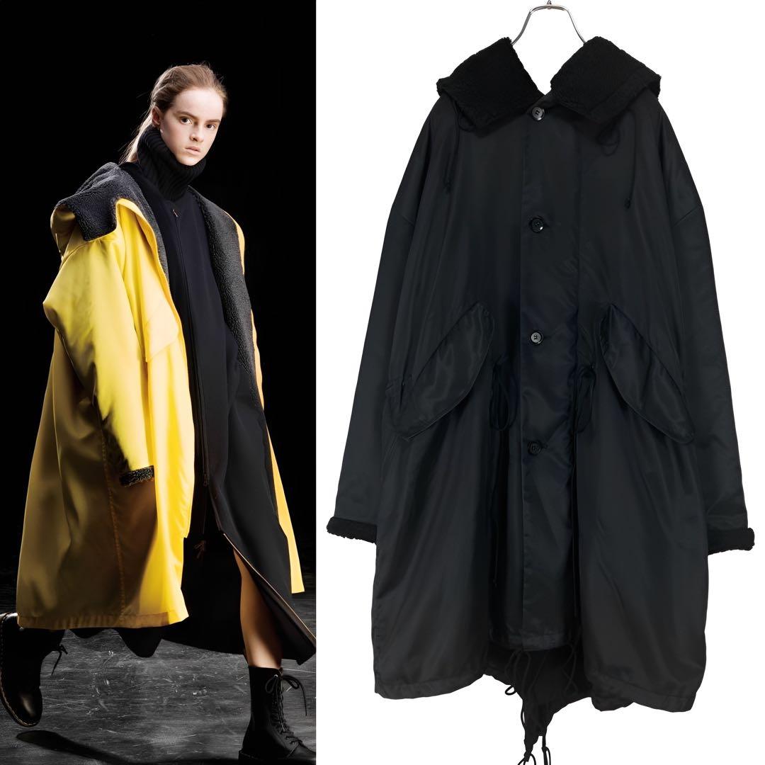 Y's ワイズ 美品 19AW ナイロンツイル 裏ボア フーディーコート 黒1 Y's、Y'sの中で展開される「Y's….」の最新コレクション | 株式会社