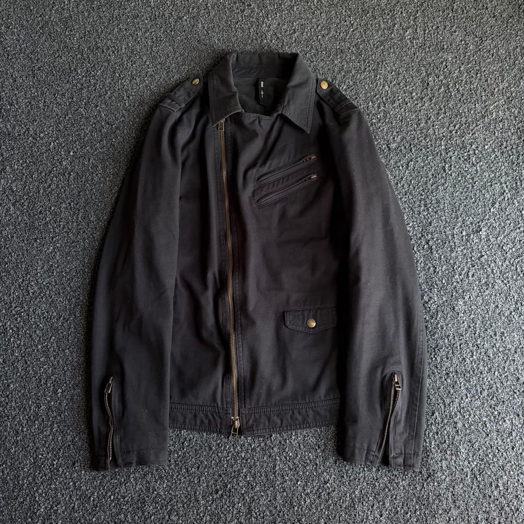 ジャケット・アウター 00s archive glamb cotton riders jacket 20%OFF【glamb(グラム)】Knit Riders Jacket ニットライダース