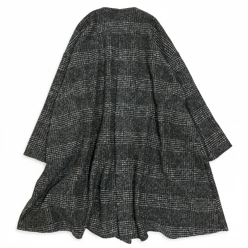 美品✨スピックアンドスパン Wスライバー ノーカラー チェック