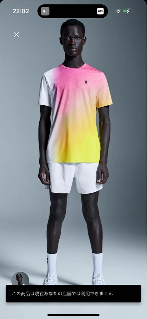 【新品未使用】on Court-T グラデーションTシャツ 新品未使用】on Court-T グラデーションTシャツ 新品未使用】on Court