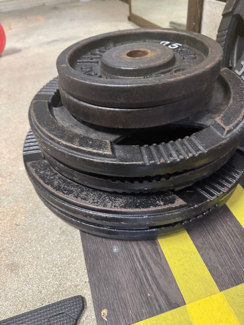 JAPAN スチール アレイ ダンベル バーベル 7.5kg 15kg 20kg