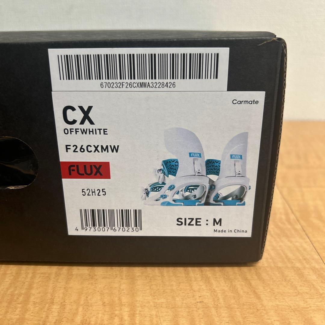 フラックス 25-26 FLUX CX シーエックス WHITE M 新品未使用 - メルカリ