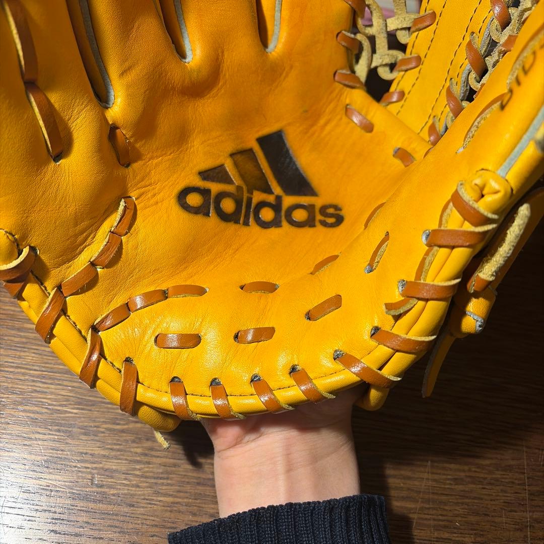 adidas 少年軟式グローブ 左投げ 外野手用 BID58