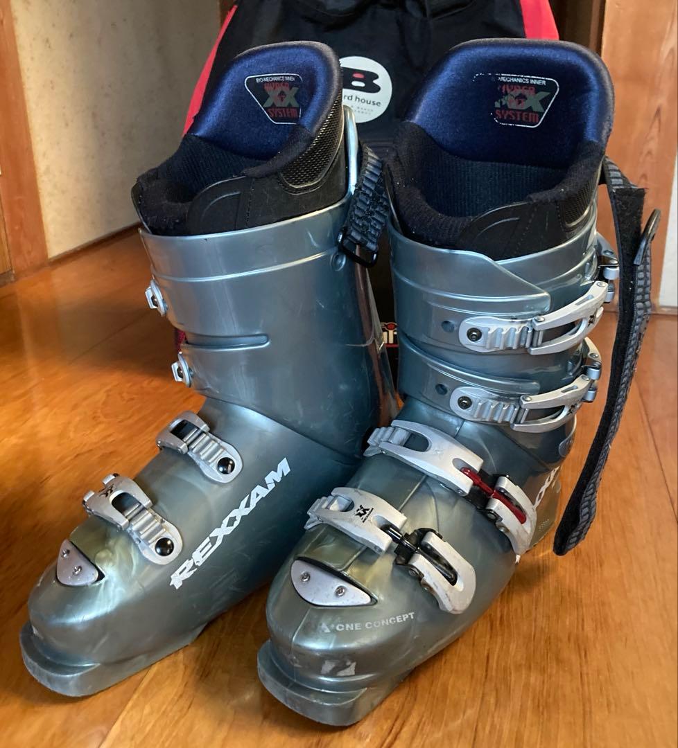 REXXAM スキーブーツ25センチとブーツケース REXXAM スキーブーツ25センチとブーツケース REXXAM スキーブーツ25