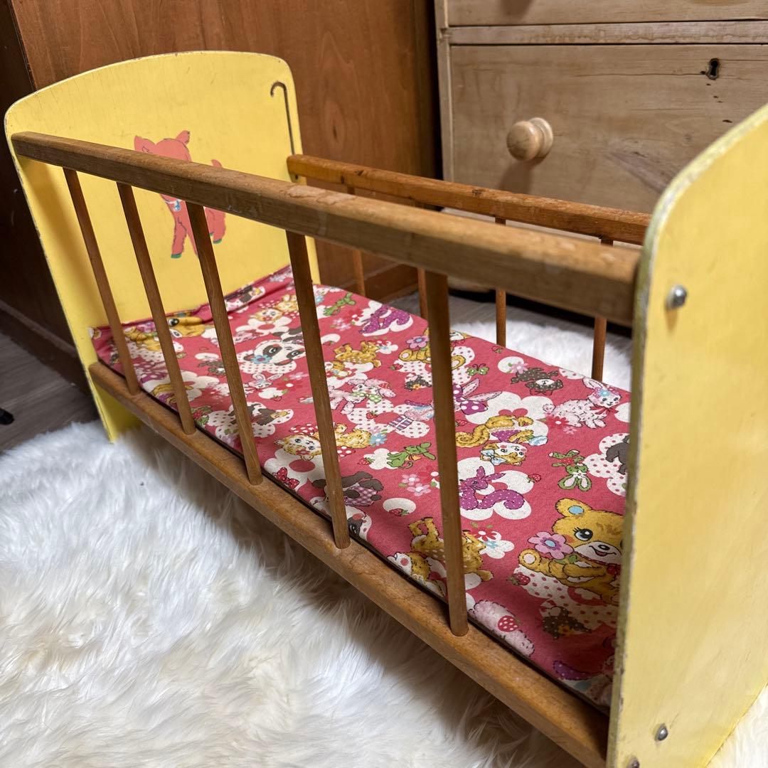 かわいいドールベッドラバードールアンティークビンテージシャビーシック