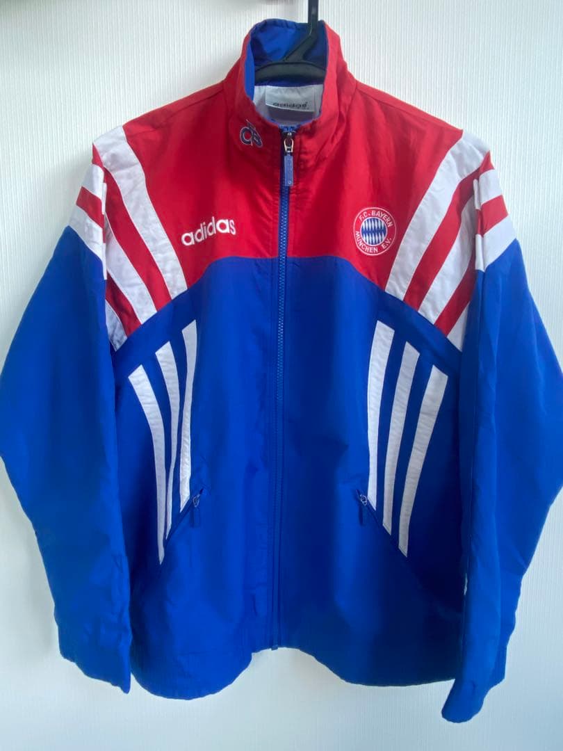 バイエルンミュンヘン　アディダス　ナイロンジャケット　90s adidas（アディダス） 古着 00年代 ブンデスリーガ バイエルン