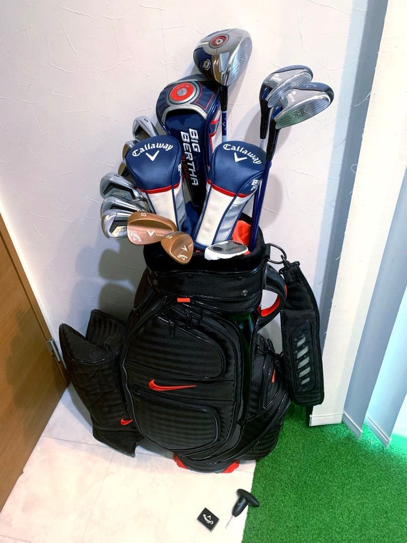 超豪華　良品　キャロウェイ　ゴルフクラブ 本格フルセット　キャディバッグ/ナイキ Callaway（キャロウェイ） 「22・23日限定！最大5,000円引きクーポン