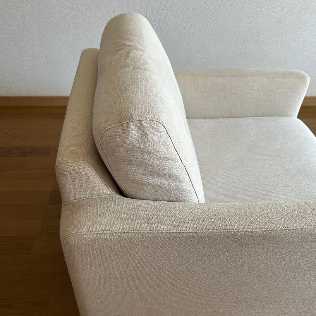 無印良品ソファ1人掛け生成アイボリー1シーター（配送料込）