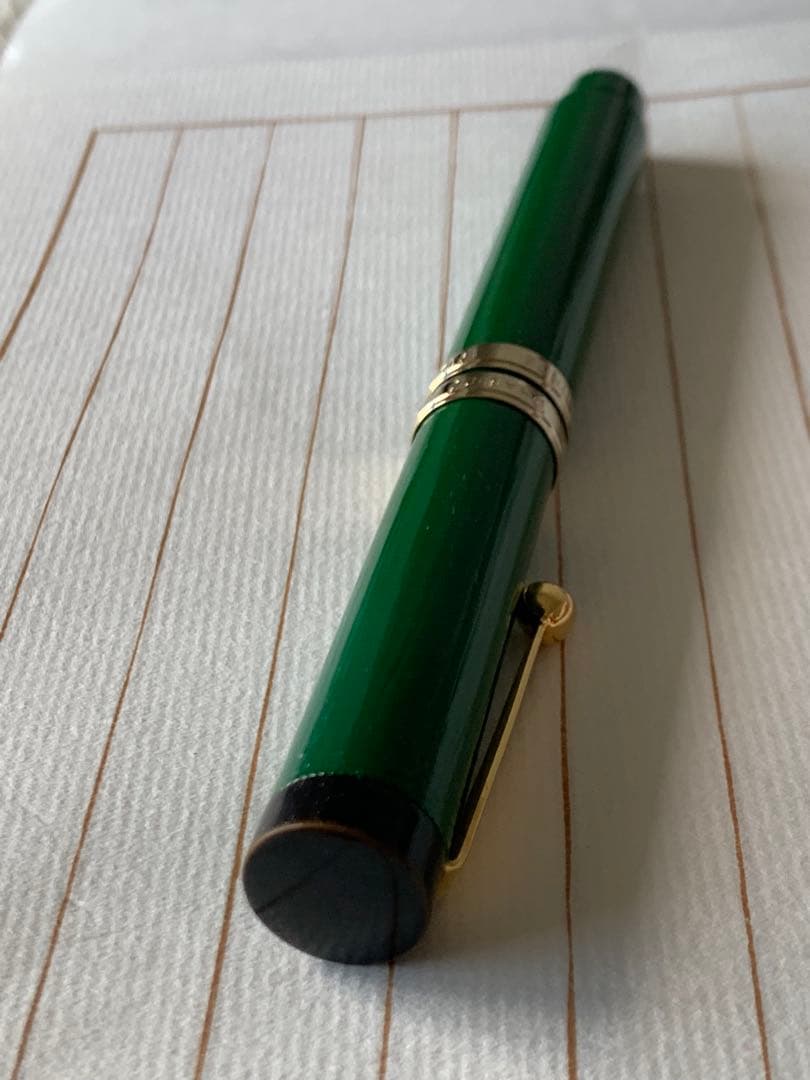 希少】Ohashido（大橋堂）万年筆 グリーン軸 14Kペン先